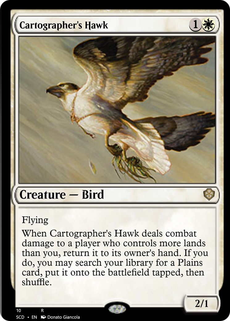 Cartographer's Hawk [Starter Commander Decks] | The CG Realm