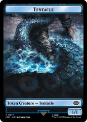 Tentacle // Food (0024) Double-Sided Token (Surge Foil) [The Lord of the Rings: Tales of Middle-Earth Tokens] | The CG Realm