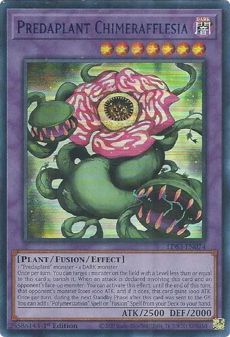 Predaplant Chimerafflesia (Blue) [LDS3-EN074] Ultra Rare | The CG Realm