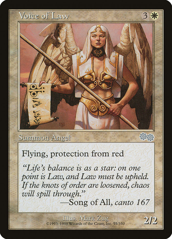 Voice of Law [Urza's Saga] | The CG Realm