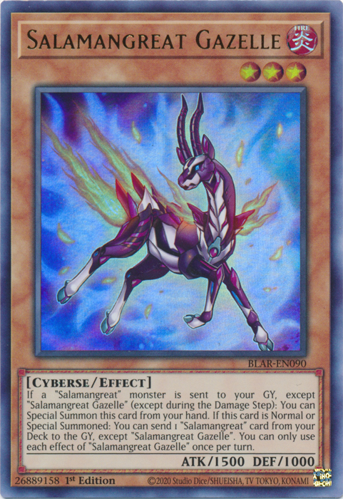 Salamangreat Gazelle [BLAR-EN090] Ultra Rare | The CG Realm