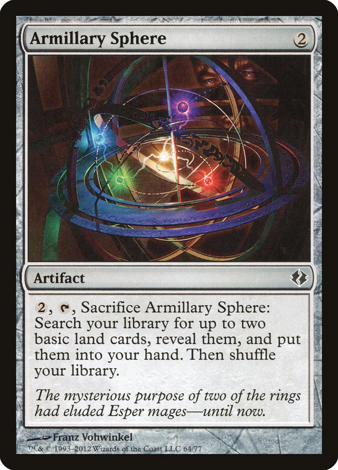 Armillary Sphere [Duel Decks: Venser vs. Koth] | The CG Realm