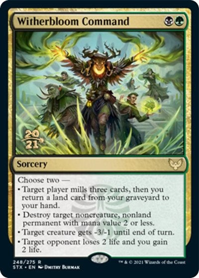 Witherbloom Command [Strixhaven: School of Mages Prerelease Promos] | The CG Realm