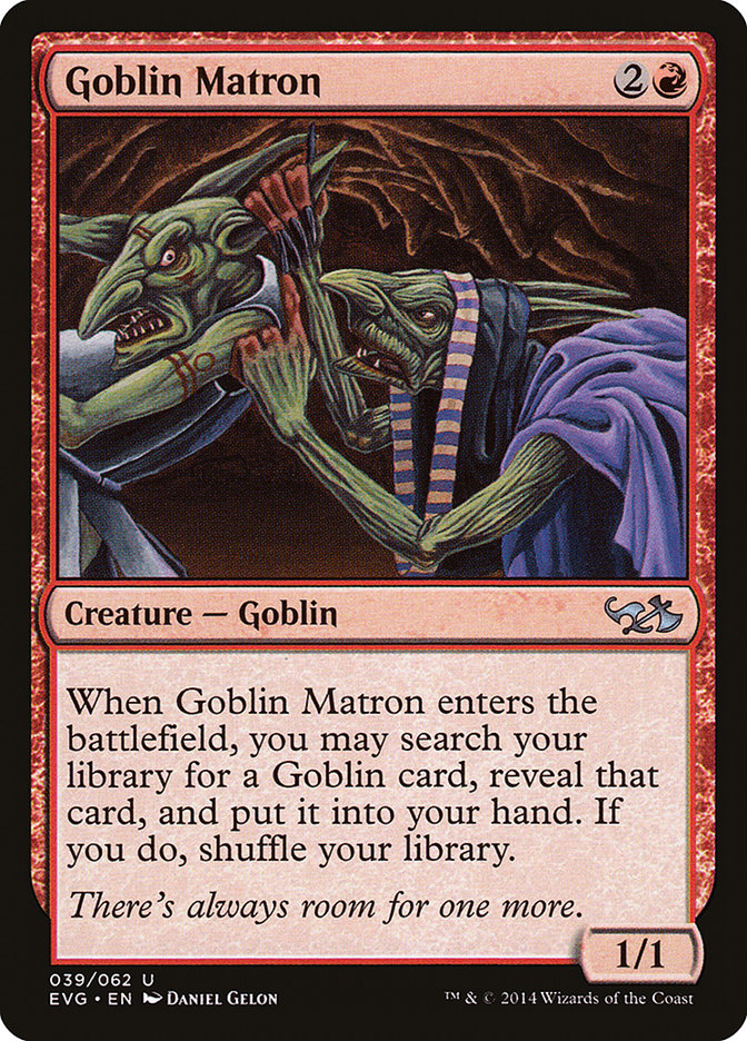 Goblin Matron (Elves vs. Goblins) [Duel Decks Anthology] | The CG Realm