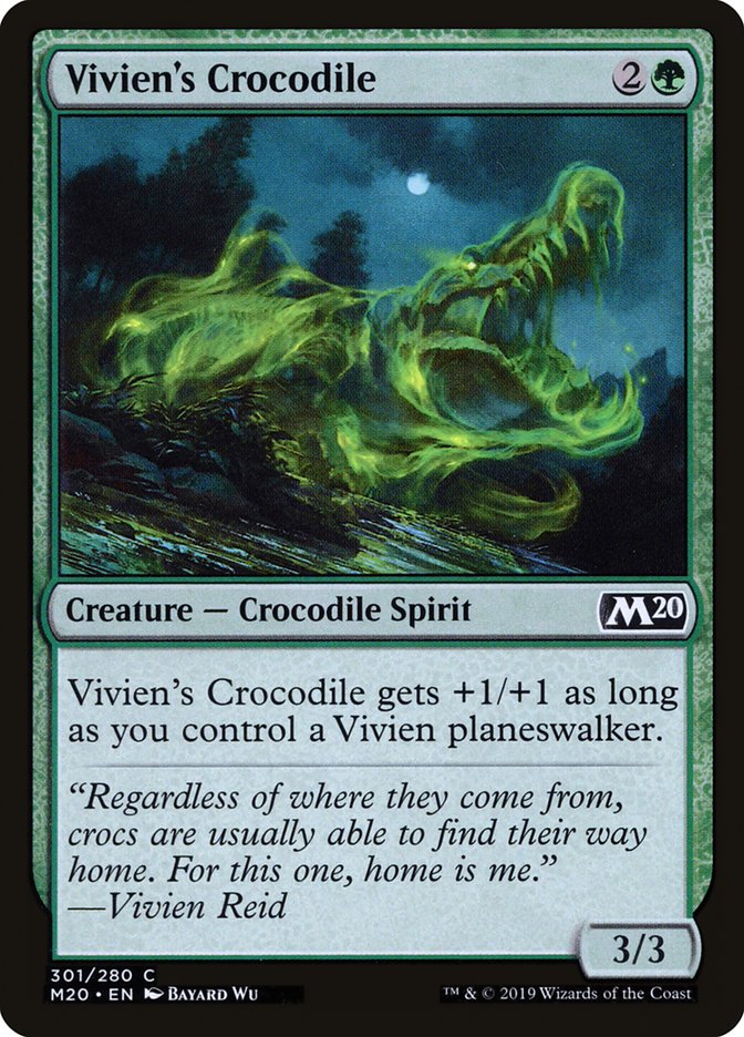 Vivien's Crocodile [Core Set 2020] | The CG Realm