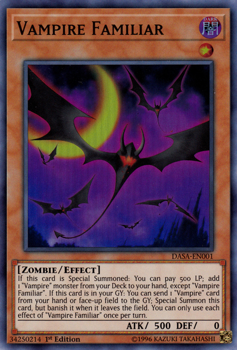 Vampire Familiar [DASA-EN001] Super Rare | The CG Realm