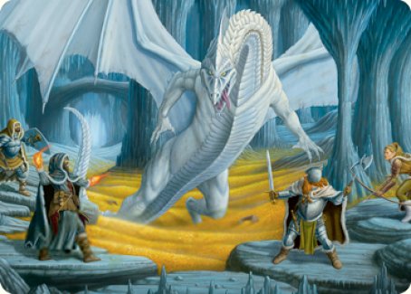 Cave of the Frost Dragon Art Card [Dungeons & Dragons: Adventures in the Forgotten Realms Art Series] | The CG Realm