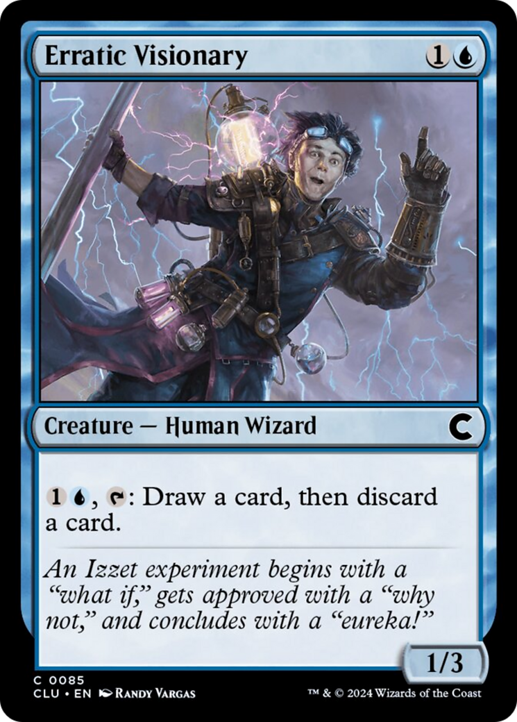 Erratic Visionary [Ravnica: Clue Edition] | The CG Realm