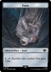 Tentacle // Food (0024) Double-Sided Token (Surge Foil) [The Lord of the Rings: Tales of Middle-Earth Tokens] | The CG Realm