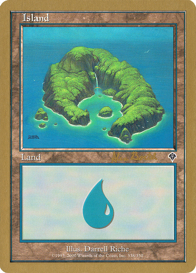 Island (ab338) (Alex Borteh) [World Championship Decks 2001] | The CG Realm