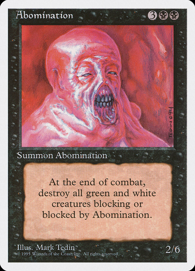 Abomination [Fourth Edition] | The CG Realm