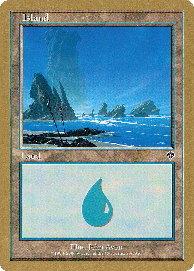 Island (rl336) (Raphael Levy) [World Championship Decks 2002] | The CG Realm