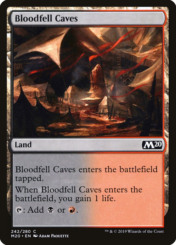 Bloodfell Caves [Core Set 2020] | The CG Realm