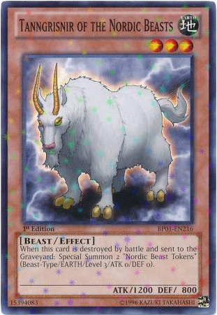 Tanngrisnir of the Nordic Beasts [BP01-EN216] Starfoil Rare | The CG Realm