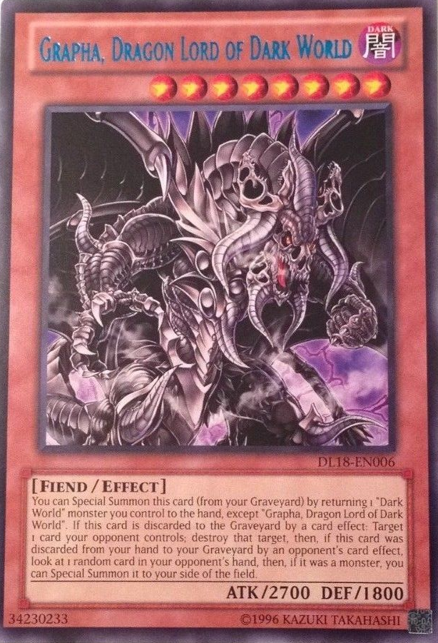 Grapha, Dragon Lord of Dark World (Blue) [DL18-EN006] Rare | The CG Realm