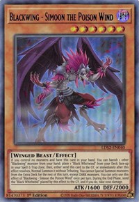 Blackwing - Simoon the Poison Wind (Purple) [LDS2-EN040] Ultra Rare | The CG Realm