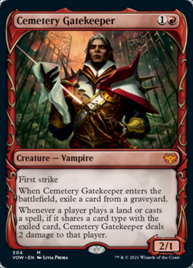 Cemetery Gatekeeper (Showcase Fang Frame) [Innistrad: Crimson Vow] | The CG Realm