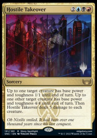 Hostile Takeover (Promo Pack) [Streets of New Capenna Promos] | The CG Realm