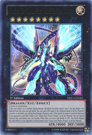 Number 62: Galaxy-Eyes Prime Photon Dragon [PRIO-EN040] Ultra Rare | The CG Realm