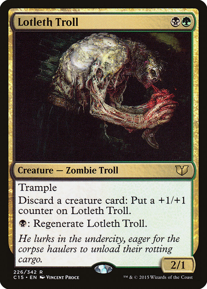 Lotleth Troll [Commander 2015] | The CG Realm