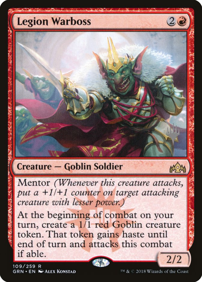 Legion Warboss (Promo Pack) [Guilds of Ravnica Promos] | The CG Realm