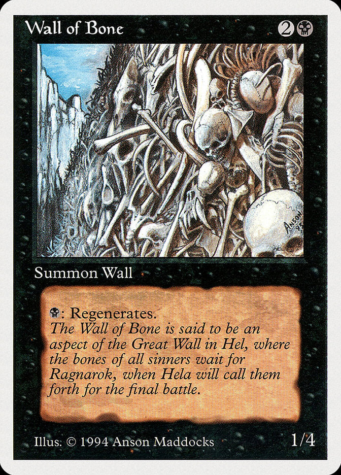 Wall of Bone [Summer Magic / Edgar] | The CG Realm