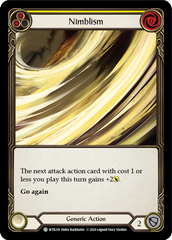 Nimblism (Yellow) [U-WTR219] (Welcome to Rathe Unlimited)  Unlimited Rainbow Foil | The CG Realm