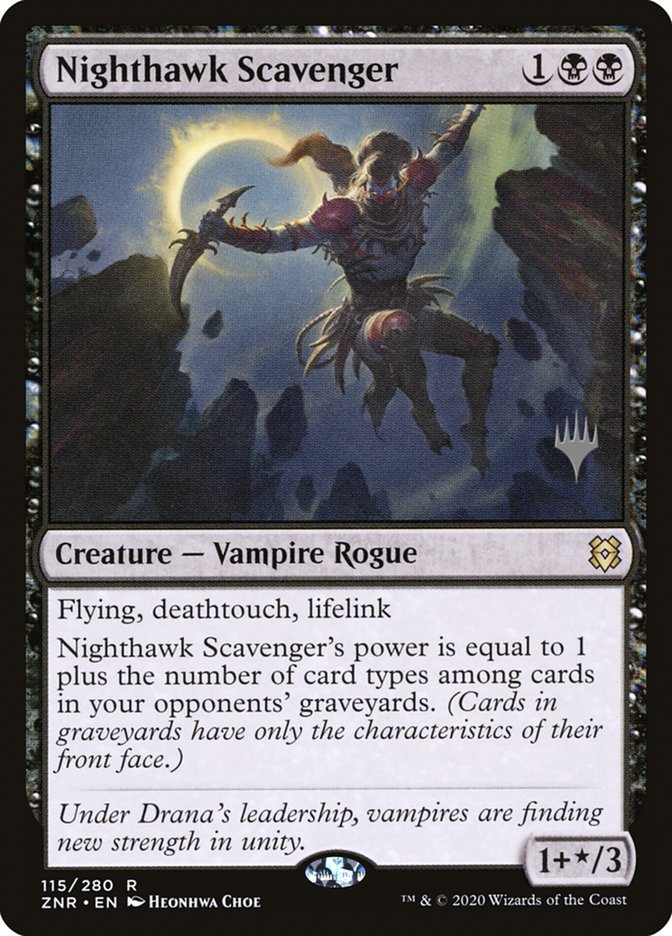 Nighthawk Scavenger (Promo Pack) [Zendikar Rising Promos] | The CG Realm