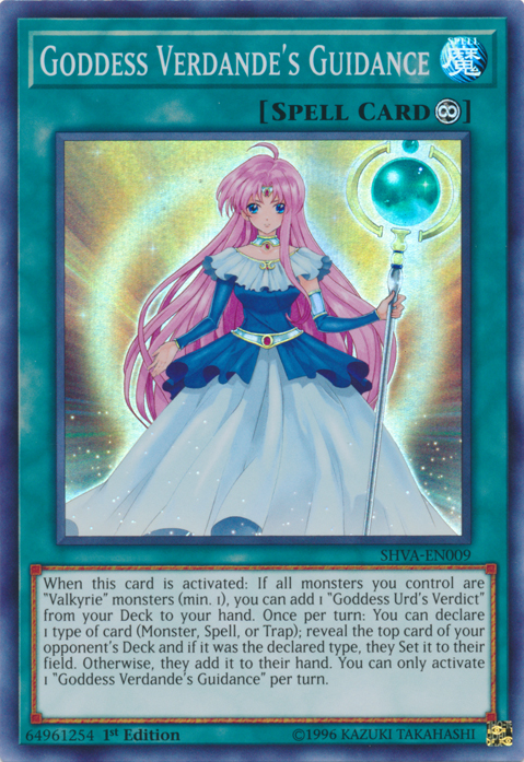 Goddess Verdande's Guidance [SHVA-EN009] Super Rare | The CG Realm