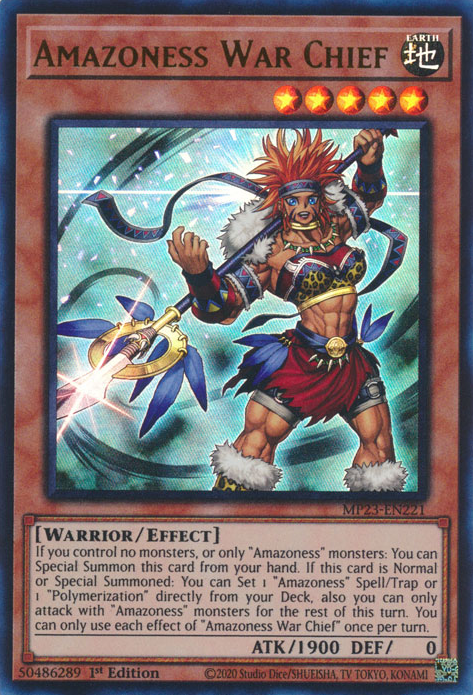 Amazoness War Chief [MP23-EN221] Ultra Rare | The CG Realm