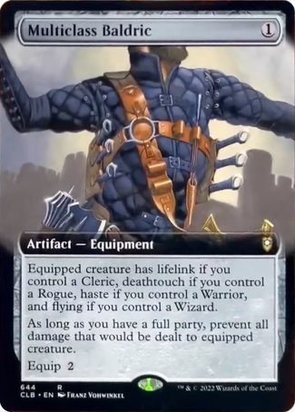 Multiclass Baldric (Extended Art) [Commander Legends: Battle for Baldur's Gate] | The CG Realm