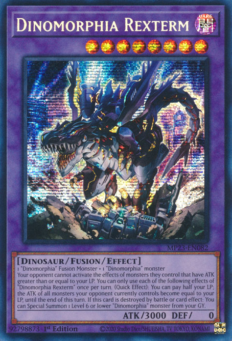 Dinomorphia Rexterm [MP23-EN082] Prismatic Secret Rare | The CG Realm