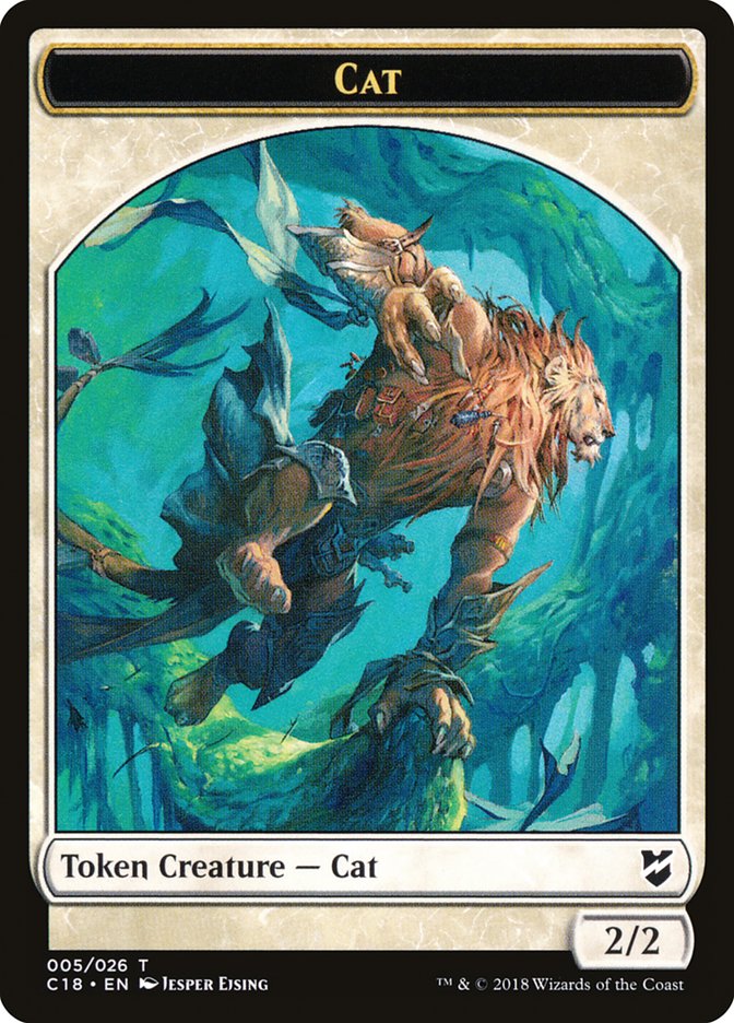 Cat Token [Commander 2018 Tokens] | The CG Realm