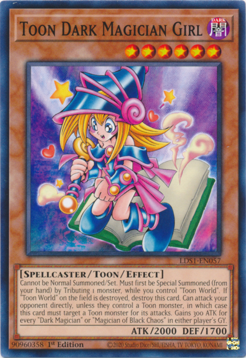 Toon Dark Magician Girl [LDS1-EN057] Common | The CG Realm