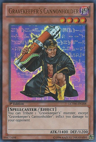 Gravekeeper's Cannonholder [LCYW-EN188] Ultra Rare | The CG Realm