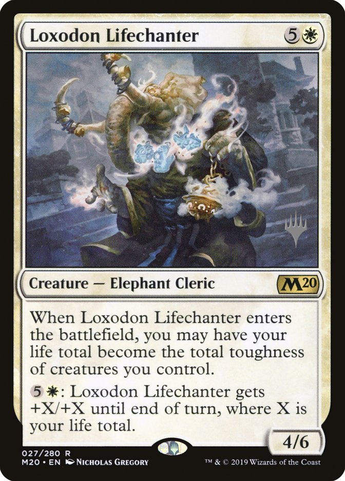 Loxodon Lifechanter (Promo Pack) [Core Set 2020 Promos] | The CG Realm