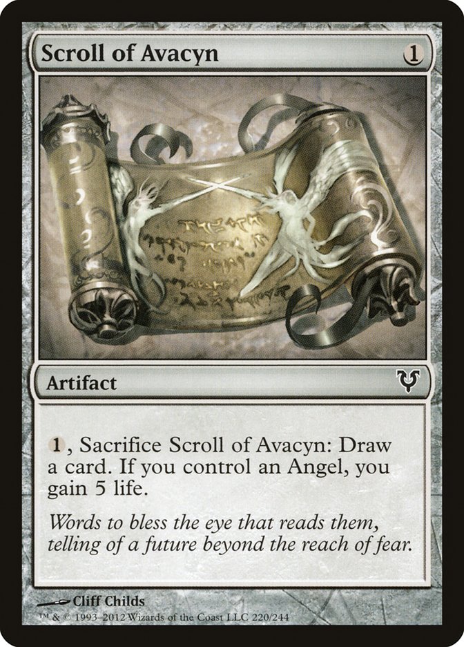 Scroll of Avacyn [Avacyn Restored] | The CG Realm