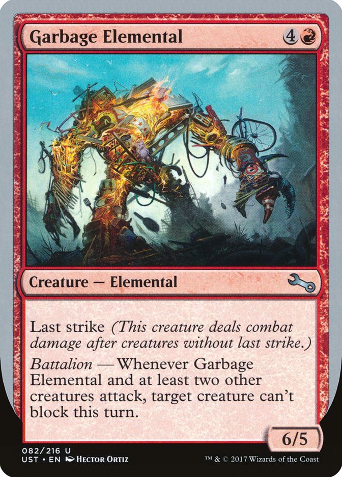 Garbage Elemental (6/5 Creature) [Unstable] | The CG Realm