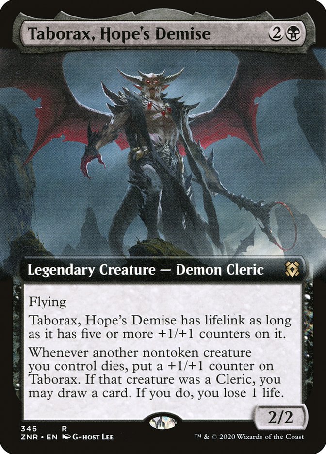 Taborax, Hope's Demise (Extended Art) [Zendikar Rising] | The CG Realm