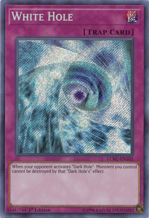 White Hole [LCKC-EN102] Secret Rare | The CG Realm