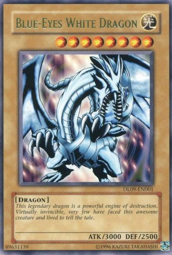 Blue-Eyes White Dragon (Green) [DL09-EN001] Rare | The CG Realm