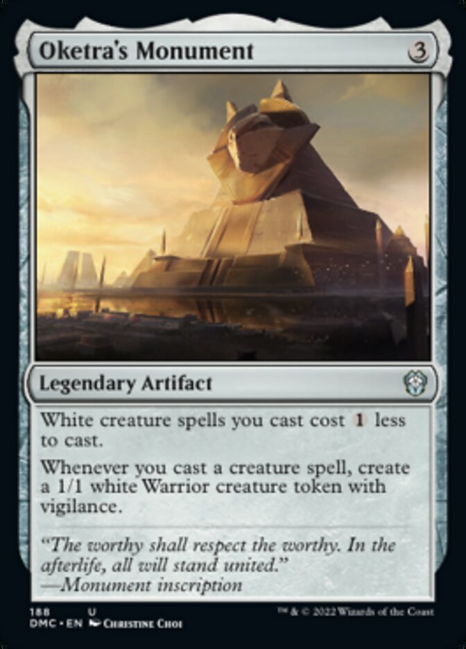 Oketra's Monument [Dominaria United Commander] | The CG Realm