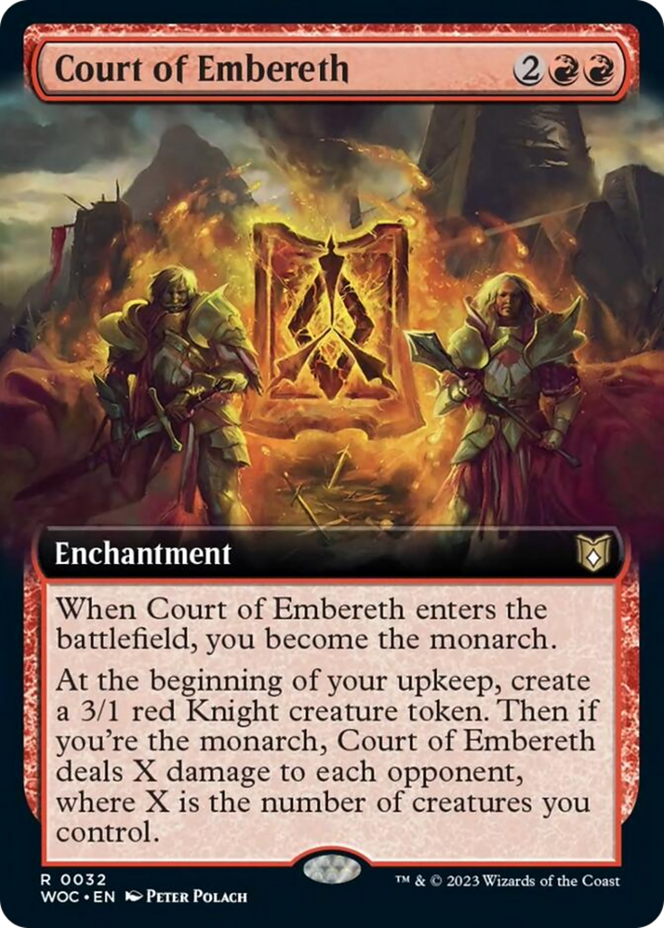 Court of Embereth (Extended Art) [Wilds of Eldraine Commander] | The CG Realm