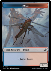 Soldier // Insect Double-Sided Token [March of the Machine Commander Tokens] | The CG Realm