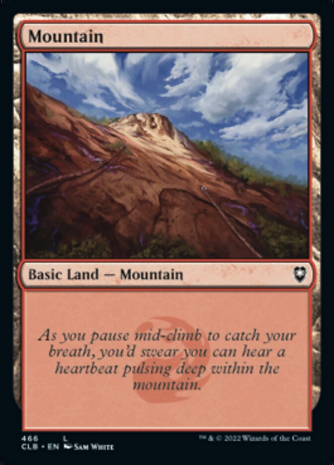 Mountain (466) [Commander Legends: Battle for Baldur's Gate] | The CG Realm