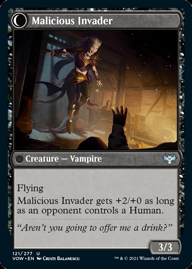 Innocent Traveler // Malicious Invader [Innistrad: Crimson Vow] | The CG Realm