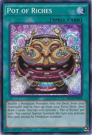 Pot of Riches [SECE-EN063] Secret Rare | The CG Realm