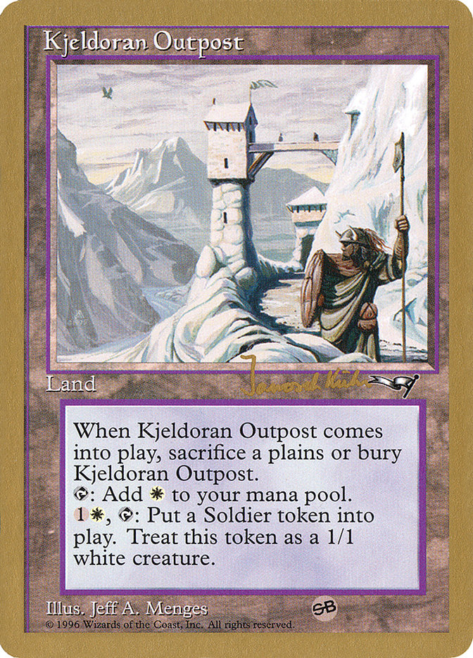 Kjeldoran Outpost (Janosch Kuhn) [World Championship Decks 1997] | The CG Realm