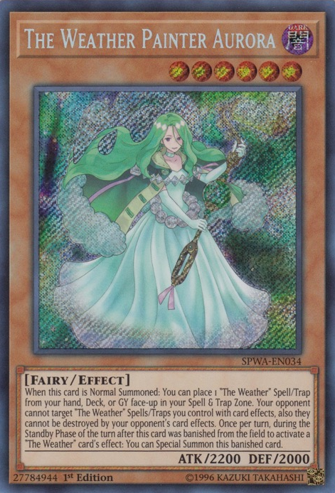 The Weather Painter Aurora [SPWA-EN034] Secret Rare | The CG Realm