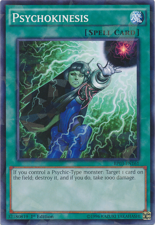 Psychokinesis [BP03-EN161] Shatterfoil Rare | The CG Realm